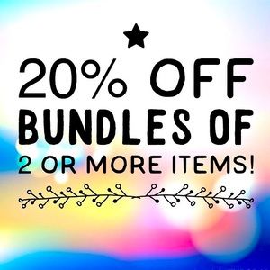 20% off Bundles!!!!!